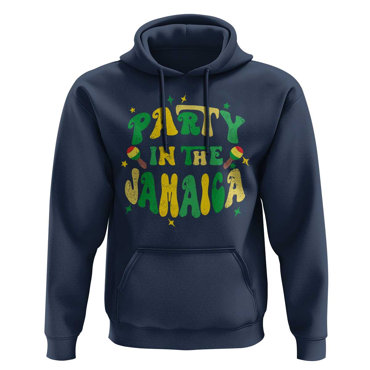 Party in The Jamaica Hoodie Funny Jamaican Independence Day - Wonder Print Shop