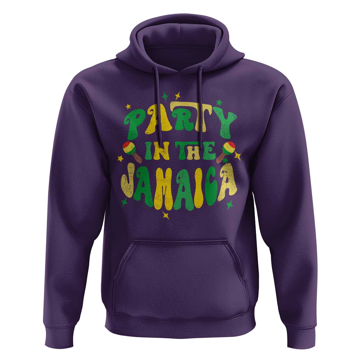 Party in The Jamaica Hoodie Funny Jamaican Independence Day - Wonder Print Shop