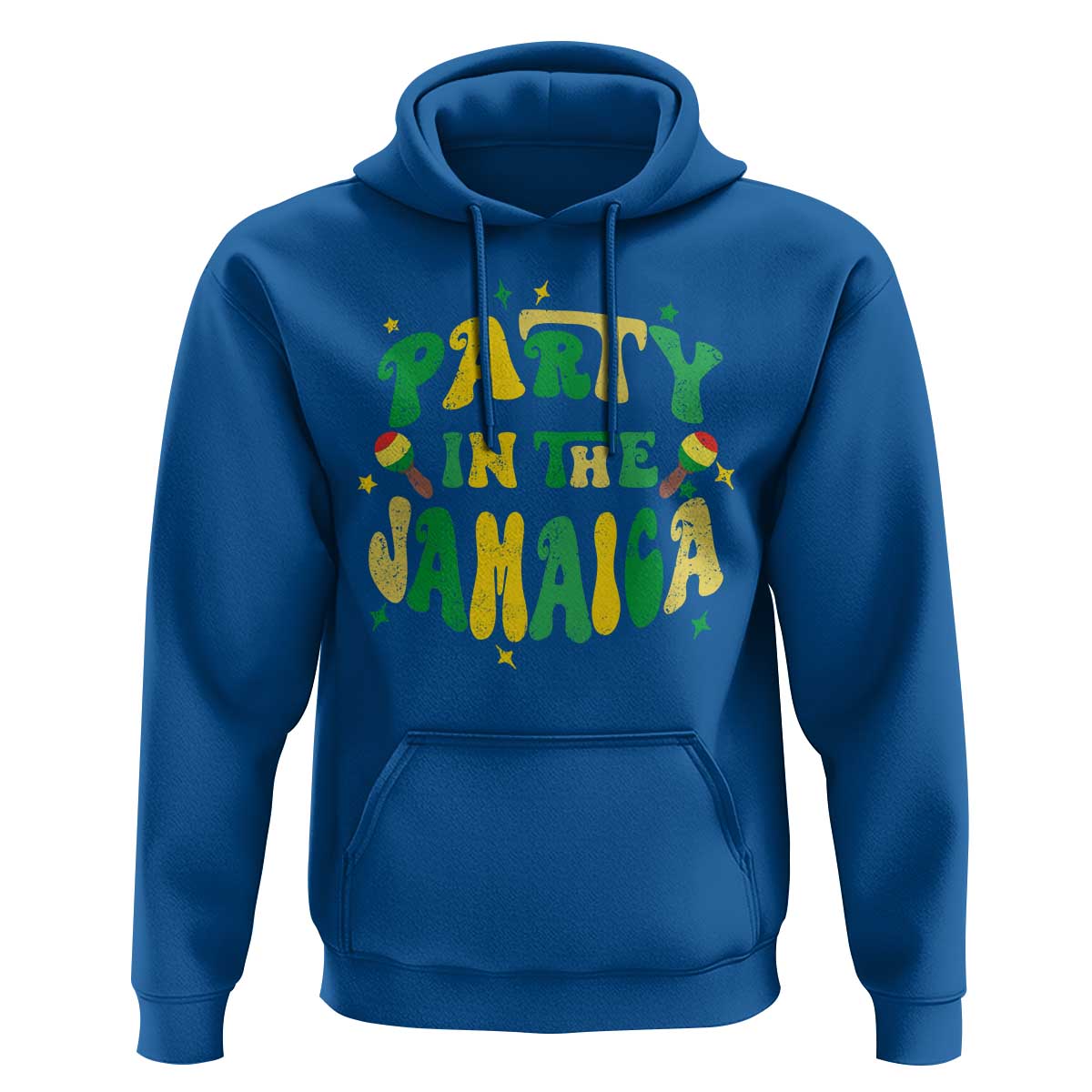 Party in The Jamaica Hoodie Funny Jamaican Independence Day - Wonder Print Shop