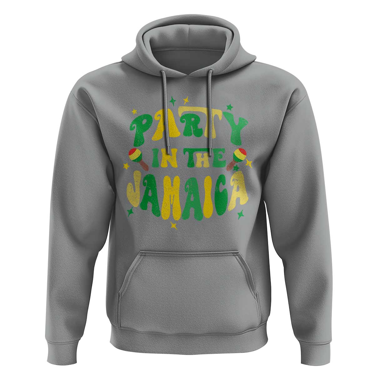 Party in The Jamaica Hoodie Funny Jamaican Independence Day - Wonder Print Shop