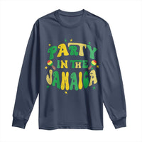 Party in The Jamaica Long Sleeve Shirt Funny Jamaican Independence Day - Wonder Print Shop