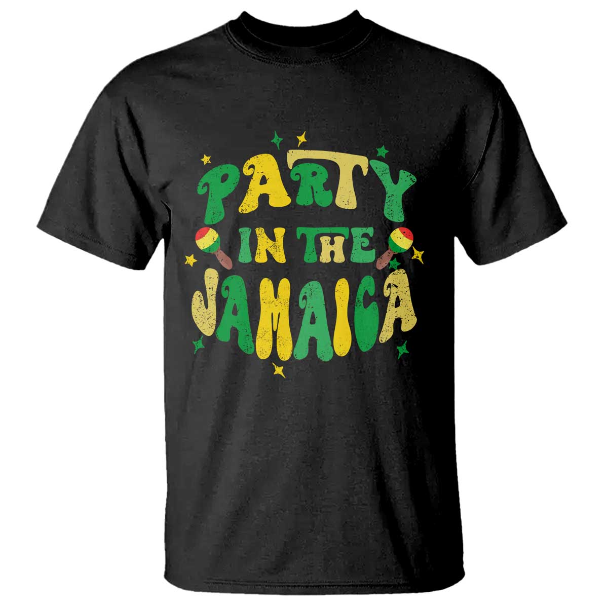 Party in The Jamaica T Shirt Funny Jamaican Independence Day - Wonder Print Shop