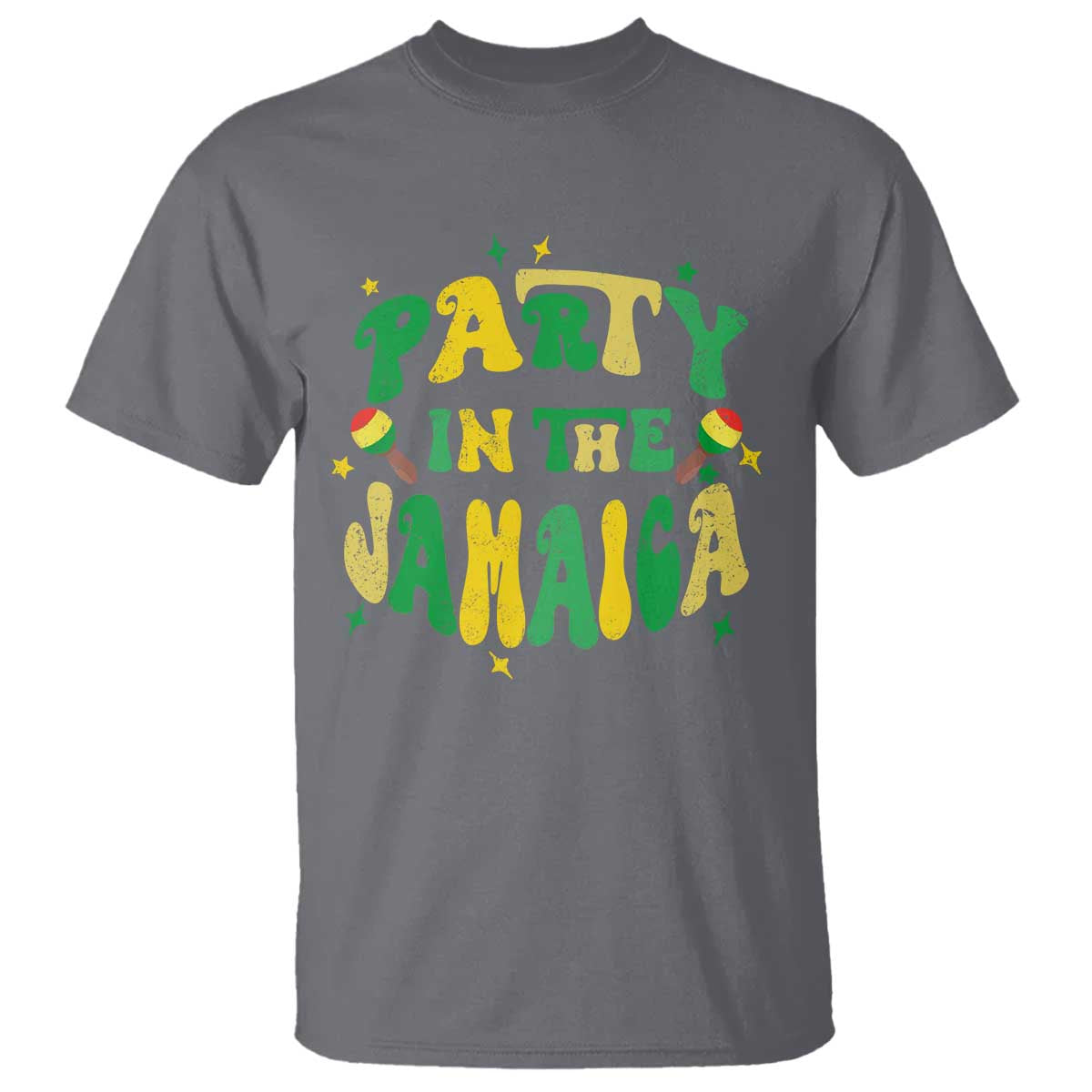 Party in The Jamaica T Shirt Funny Jamaican Independence Day - Wonder Print Shop