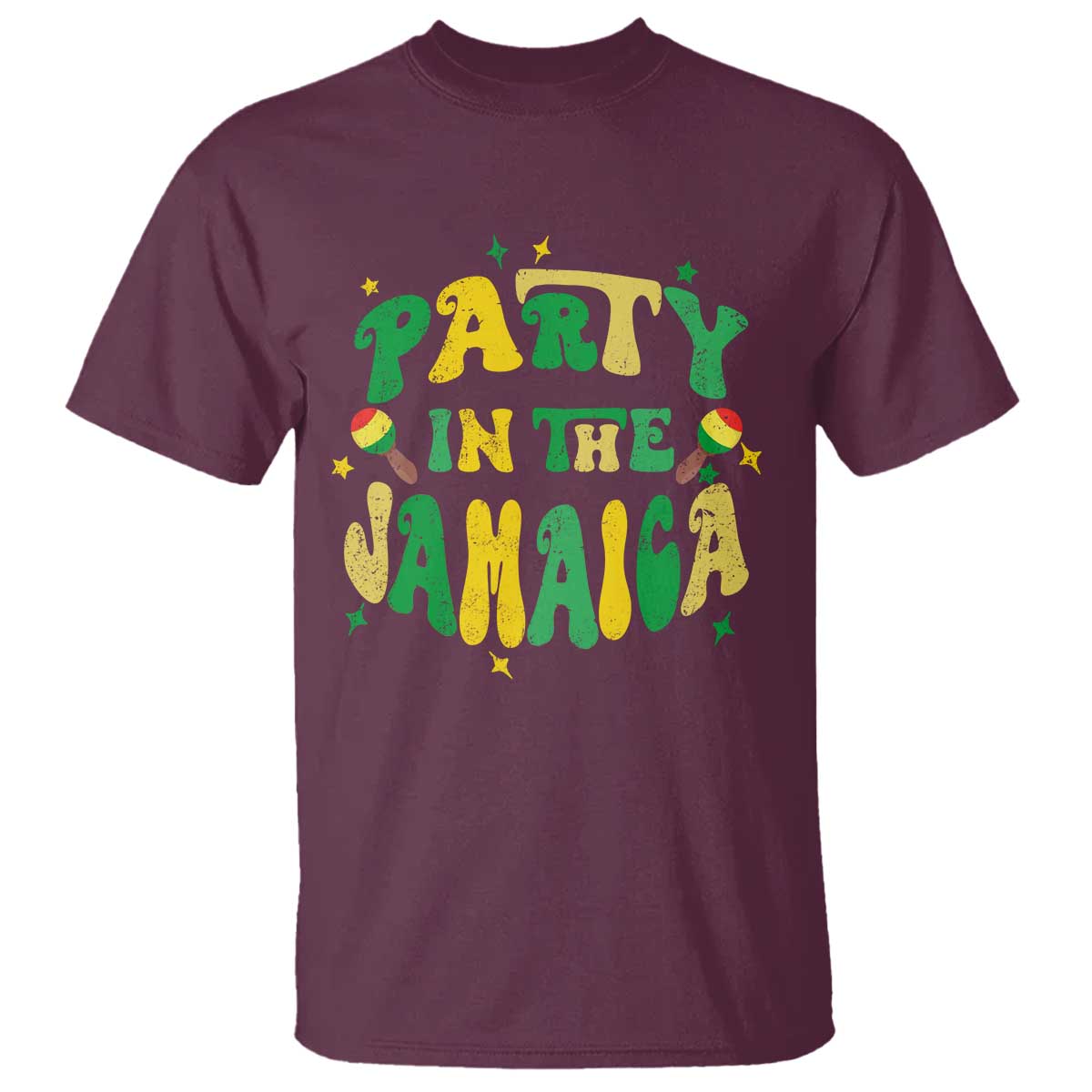 Party in The Jamaica T Shirt Funny Jamaican Independence Day - Wonder Print Shop
