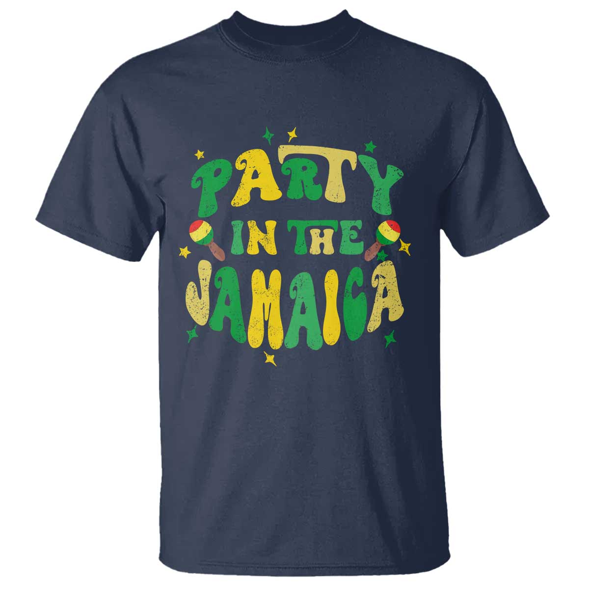 Party in The Jamaica T Shirt Funny Jamaican Independence Day - Wonder Print Shop