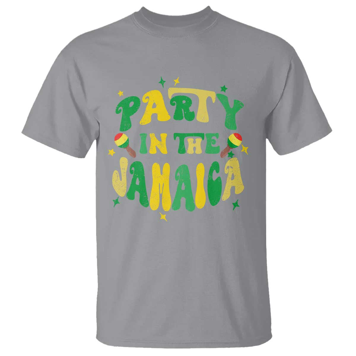Party in The Jamaica T Shirt Funny Jamaican Independence Day - Wonder Print Shop