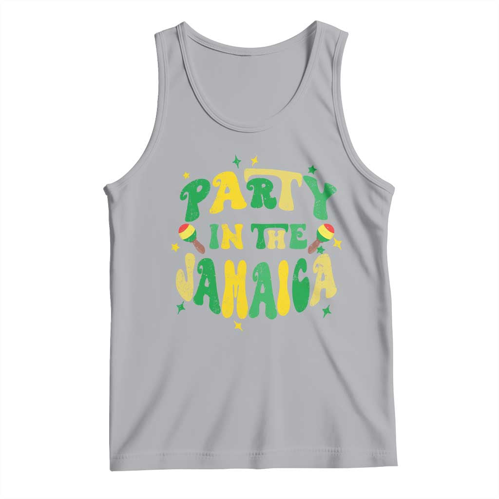 Party in The Jamaica Tank Top Funny Jamaican Independence Day - Wonder Print Shop