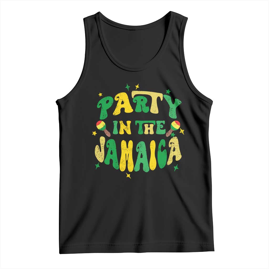 Party in The Jamaica Tank Top Funny Jamaican Independence Day - Wonder Print Shop