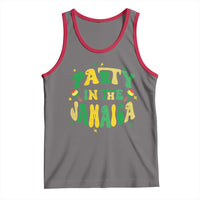 Party in The Jamaica Tank Top Funny Jamaican Independence Day - Wonder Print Shop