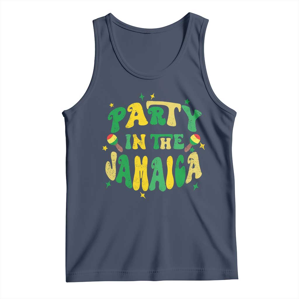 Party in The Jamaica Tank Top Funny Jamaican Independence Day - Wonder Print Shop