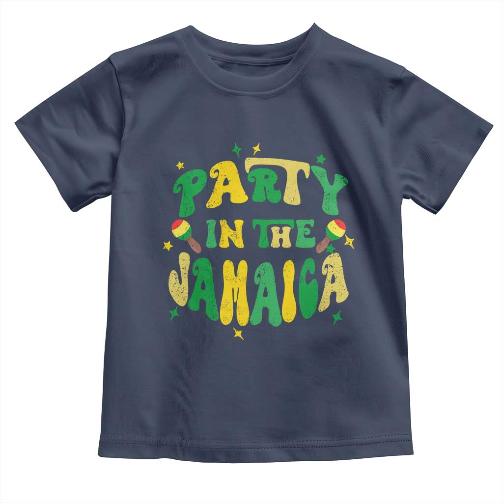Party in The Jamaica Toddler T Shirt Funny Jamaican Independence Day - Wonder Print Shop