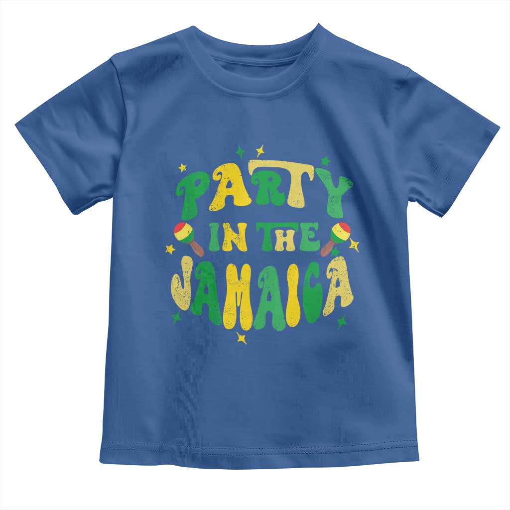 Party in The Jamaica Toddler T Shirt Funny Jamaican Independence Day - Wonder Print Shop