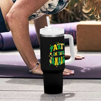 Party in The Jamaica Tumbler With Handle Funny Jamaican Independence Day - Wonder Print Shop