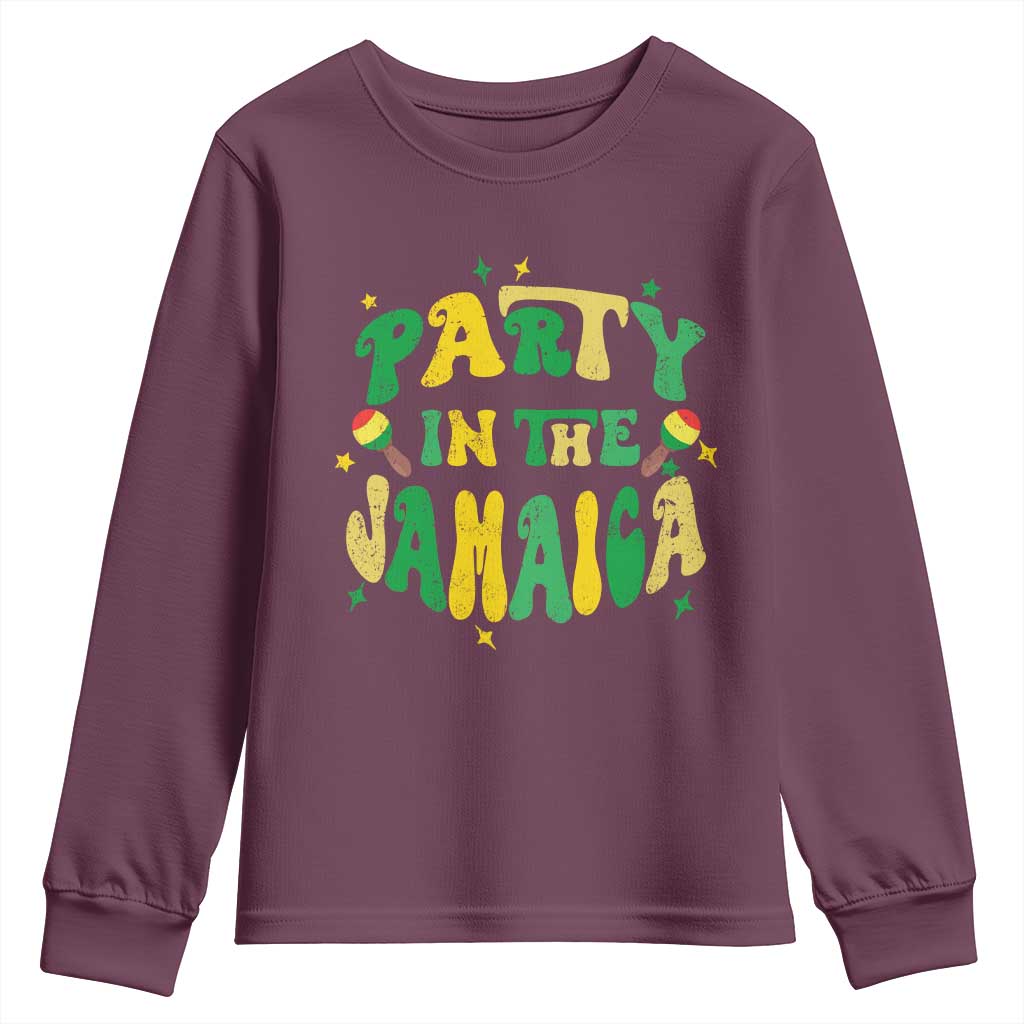 Party in The Jamaica Youth Sweatshirt Funny Jamaican Independence Day - Wonder Print Shop