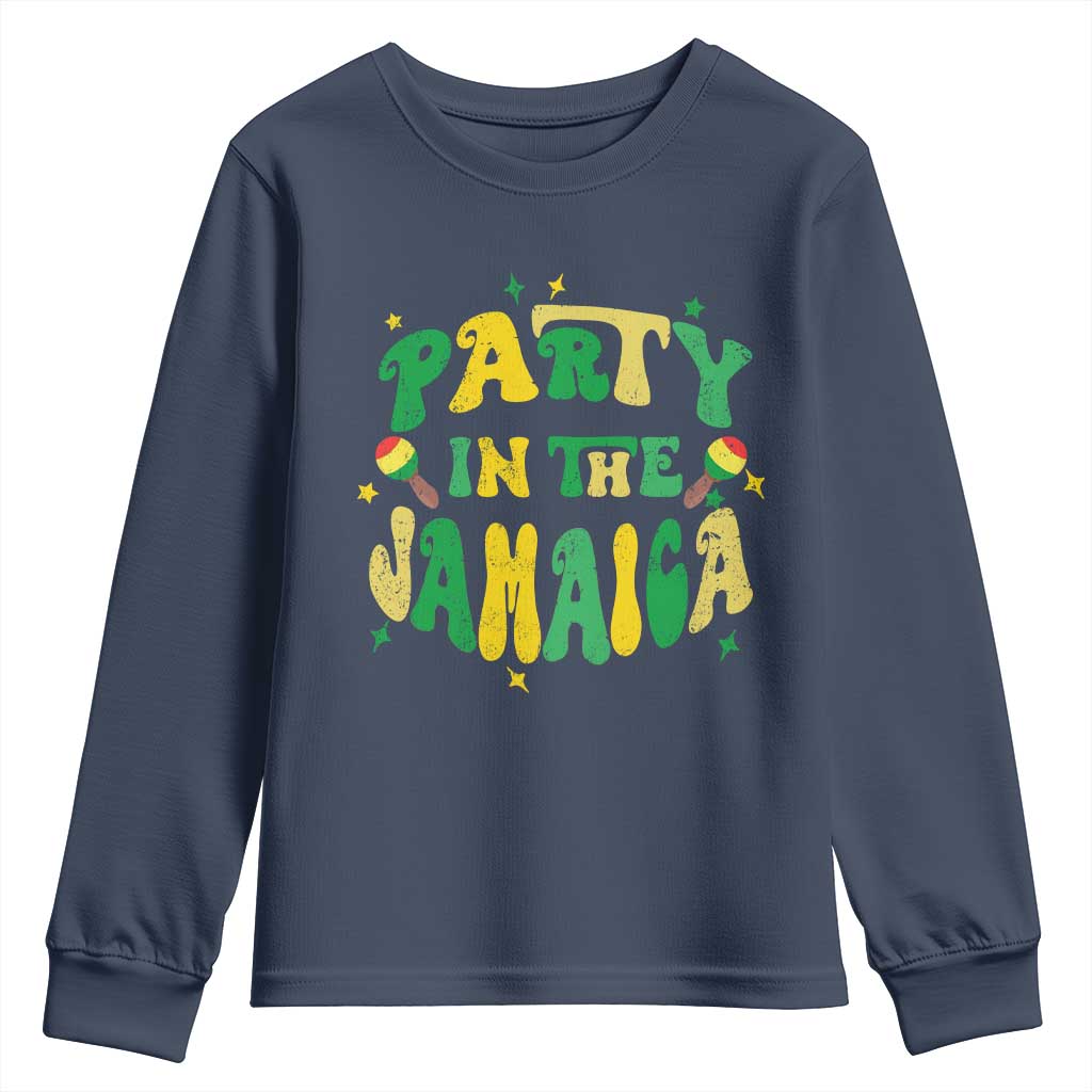 Party in The Jamaica Youth Sweatshirt Funny Jamaican Independence Day - Wonder Print Shop