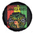 Proud Jamaican Afro Black Woman Spare Tire Cover Remembering My Ancestors Jamaica Pride - Wonder Print Shop