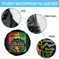 Proud Jamaican Afro Black Woman Spare Tire Cover Remembering My Ancestors Jamaica Pride - Wonder Print Shop