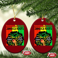 Proud Jamaican Afro Black Woman Ceramic Ornament Remembering My Ancestors Jamaica Pride - Wonder Print Shop
