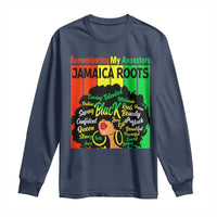 Proud Jamaican Afro Black Woman Long Sleeve Shirt Remembering My Ancestors Jamaica Pride - Wonder Print Shop