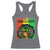 Proud Jamaican Afro Black Woman Racerback Tank Top Remembering My Ancestors Jamaica Pride - Wonder Print Shop