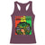 Proud Jamaican Afro Black Woman Racerback Tank Top Remembering My Ancestors Jamaica Pride - Wonder Print Shop