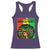 Proud Jamaican Afro Black Woman Racerback Tank Top Remembering My Ancestors Jamaica Pride - Wonder Print Shop