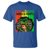 Proud Jamaican Afro Black Woman T Shirt Remembering My Ancestors Jamaica Pride - Wonder Print Shop
