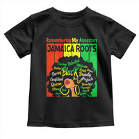 Proud Jamaican Afro Black Woman Toddler T Shirt Remembering My Ancestors Jamaica Pride - Wonder Print Shop