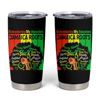 Proud Jamaican Afro Black Woman Tumbler Cup Remembering My Ancestors Jamaica Pride - Wonder Print Shop