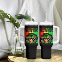 Proud Jamaican Afro Black Woman Tumbler With Handle Remembering My Ancestors Jamaica Pride - Wonder Print Shop