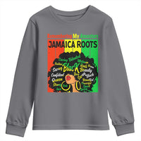 Proud Jamaican Afro Black Woman Youth Sweatshirt Remembering My Ancestors Jamaica Pride - Wonder Print Shop