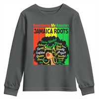 Proud Jamaican Afro Black Woman Youth Sweatshirt Remembering My Ancestors Jamaica Pride - Wonder Print Shop
