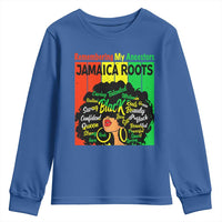 Proud Jamaican Afro Black Woman Youth Sweatshirt Remembering My Ancestors Jamaica Pride - Wonder Print Shop