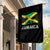 Jamaica Garden Flag Retro Vintage Jamaican Pride Flag Lion Of Judah - Wonder Print Shop