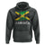 Jamaica Hoodie Retro Vintage Jamaican Pride Flag Lion Of Judah - Wonder Print Shop