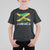Jamaica T Shirt For Kid Retro Vintage Jamaican Pride Flag Lion Of Judah - Wonder Print Shop