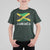 Jamaica T Shirt For Kid Retro Vintage Jamaican Pride Flag Lion Of Judah - Wonder Print Shop
