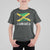 Jamaica T Shirt For Kid Retro Vintage Jamaican Pride Flag Lion Of Judah - Wonder Print Shop