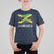 Jamaica T Shirt For Kid Retro Vintage Jamaican Pride Flag Lion Of Judah - Wonder Print Shop