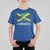 Jamaica T Shirt For Kid Retro Vintage Jamaican Pride Flag Lion Of Judah - Wonder Print Shop