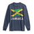 Jamaica Long Sleeve Shirt Retro Vintage Jamaican Pride Flag Lion Of Judah - Wonder Print Shop