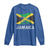 Jamaica Long Sleeve Shirt Retro Vintage Jamaican Pride Flag Lion Of Judah - Wonder Print Shop