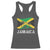 Jamaica Racerback Tank Top Retro Vintage Jamaican Pride Flag Lion Of Judah - Wonder Print Shop