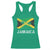 Jamaica Racerback Tank Top Retro Vintage Jamaican Pride Flag Lion Of Judah - Wonder Print Shop