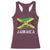 Jamaica Racerback Tank Top Retro Vintage Jamaican Pride Flag Lion Of Judah - Wonder Print Shop