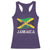 Jamaica Racerback Tank Top Retro Vintage Jamaican Pride Flag Lion Of Judah - Wonder Print Shop