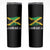 Jamaica Skinny Tumbler Retro Vintage Jamaican Pride Flag Lion Of Judah - Wonder Print Shop