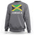 Jamaica Sweatshirt Retro Vintage Jamaican Pride Flag Lion Of Judah - Wonder Print Shop