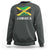 Jamaica Sweatshirt Retro Vintage Jamaican Pride Flag Lion Of Judah - Wonder Print Shop