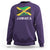Jamaica Sweatshirt Retro Vintage Jamaican Pride Flag Lion Of Judah - Wonder Print Shop